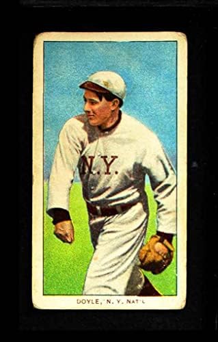 1909 T206 THR Larry Doyle New York Giants (Baseball Kártya) (Dobás) JÓ Óriások