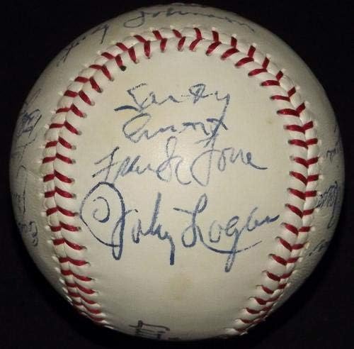 Pee Wee Reese Judy Johnson Earl Averill Aláírt Dedikált Baseball SZÖVETSÉG Á LOA! - Dedikált Baseball
