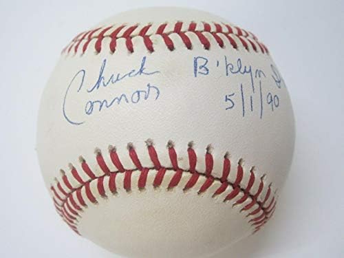 Chuck Connors Brooklyn Dodgers aláírt Hivatalos ONL baseball SZÖVETSÉG LOA - Dedikált Baseball