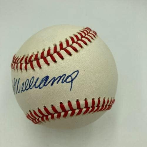 Menta Ted Williams Aláírt Hivatalos Amerikai profi Baseball-Liga SZÖVETSÉG COA - Dedikált Baseball