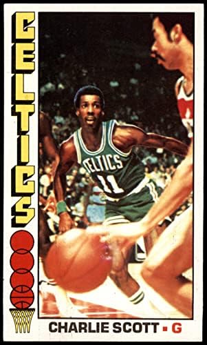 1976 Topps 24 Charlie Scott Boston Celtics (Kosárlabda Kártya) NM+ Celtics UNC