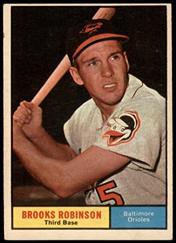 1961 Topps 10 Robinsont Baltimore Orioles (Baseball Kártya) VG/EX Orioles