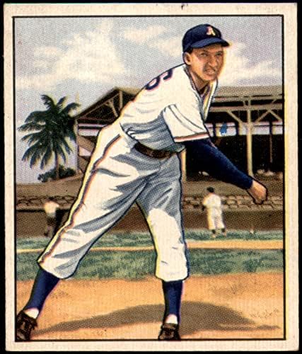 1950 Bowman 214 Dick Fowler Philadelphia Atlétika (Baseball Kártya) EX/MT+ Atlétika