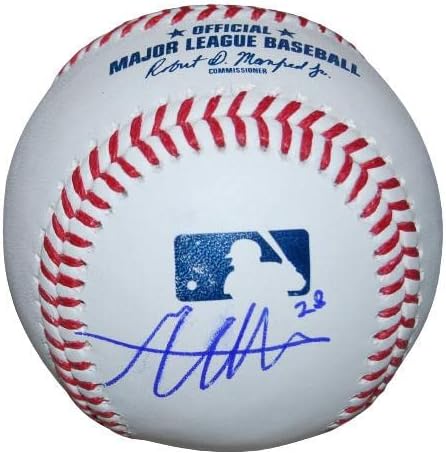 ADDISON BARGER aláírt (TORONTO BLUE JAYS) Prospect OML baseball SZÖVETSÉG COA AH95686 - Dedikált Baseball