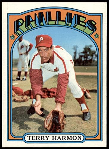 1972 Topps 377 Terry Harmon Philadelphia Phillies (Baseball Kártya) NM+ Phillies