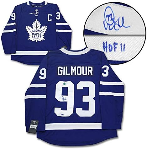 Doug Gilmour Toronto Maple Leafs Aláírt Fanatikusok Jersey - Dedikált NHL-Mezek