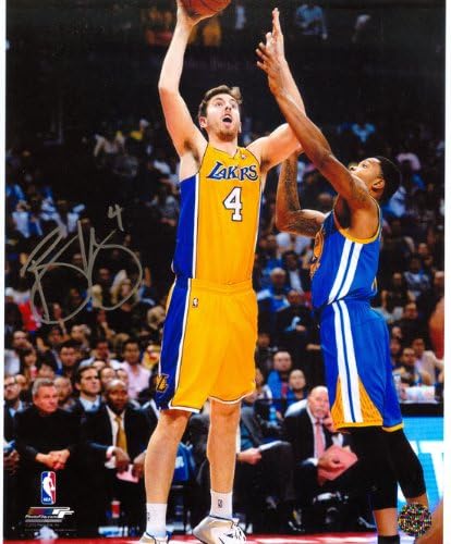 Hiteles Ryan Kelly Újonc Autogramot 11x14 Los Angeles Lakers Ugrás Hook-Fotó
