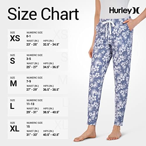 Hurley Női 2 Csomag Pizsama Nadrág, Aranyos Szuper Puha Aludni Kocogók