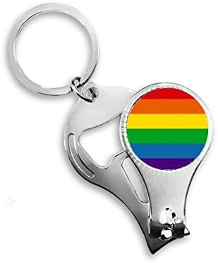 Szivárvány Meleg, Leszbikus Biszexuálisak LMBT Köröm Zimankó Gyűrű kulcstartó Sörnyitó Clipper