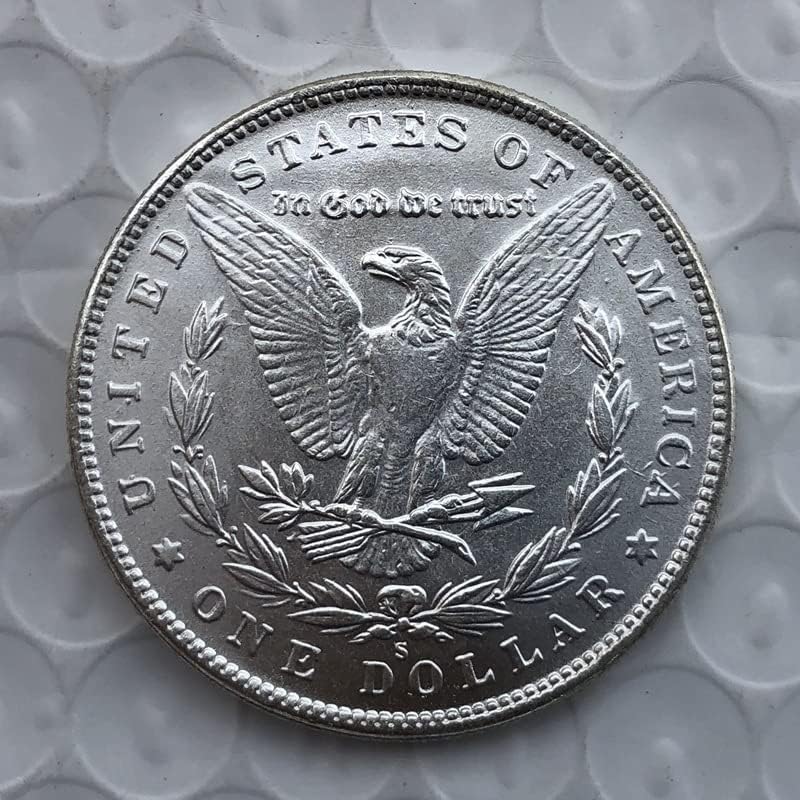 1891S Kiadás Amerikai Morgan Érme Ezüst Dollár Réz ezüstözött Antik Kézműves Külföldi Emlékérme