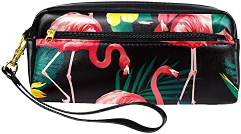Kozmetikai Női Táskák, Táskák Pénztárcák Smink Szervező Tároló Smink Táska Lányok, Trópusi Levelek Flamingó Virág