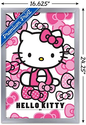 Tendenciák a Nemzetközi Hello Kitty - Íjak, Fali Poszter, 22.375 x 34, Prémium keret nélküli Változat