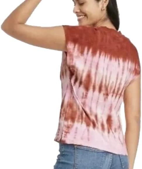 Univerzális Szál Női Tie-Dye Kap Hüvely Izom T-Shirt -