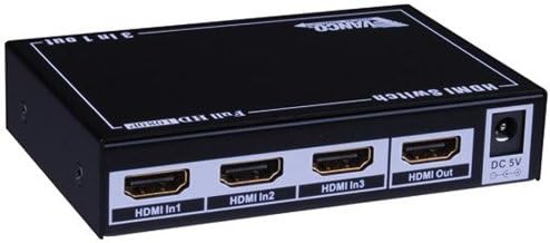 Vanco 280711 HDMI 3 x 1 Digitális Választókapcsoló IR Távirányító