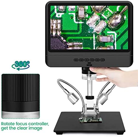 WSZJJ 8.5 Hüvelyk Mikroszkóp 1080P Állítható LCD Kijelző Mikroszkóp Forrasztás Ipari Karbantartás