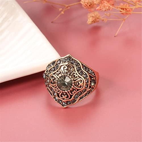 2023 Új Női Ajándék Antik jegygyűrűt JewelryYou, Mint Küldeni Arany Gyűrű Menyasszony Kristály Kő Is Esküvői Bohém Szín A