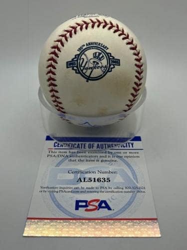 Josh Barfield Aláírt Autogramot 100-ik Évfordulója NY Yankees Baseball PSA DNS - Dedikált Baseball