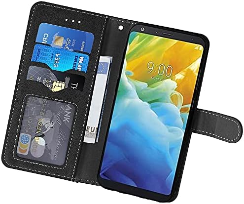 Kompatibilis LG Stylo 4 Tárca az Esetben Edzett Üveg Képernyő Védő Fedél Hitelkártya Birtokos mobiltelefon Esetekben a Stylo4