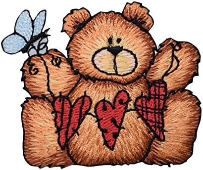 Teddy Bear - String Szív - Hímzett Vasalót Javítás