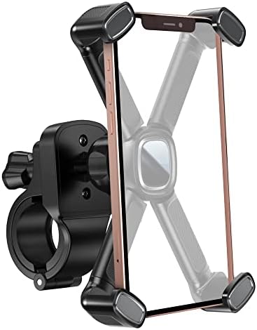 Univerzális Kerékpár Robogó Kormány Telefon tulajdonosa Kompatibilis A GoPro 4k hd felbontás mellett Fekete, nagy teherbírású,