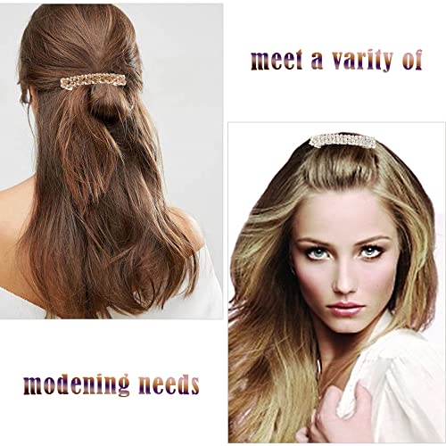 7db Divatos frizurával Divatos Haj Hajcsat Csillogó Strassz Haj Hajcsat francia Stílus Hairclips Haj Kiegészítők a Nők, Lányok