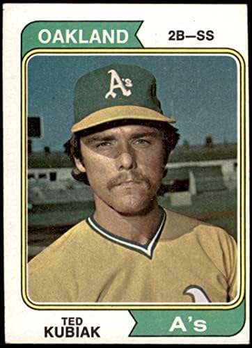1974 Topps 228 Ted Kubiak Oakland Athletics (Baseball Kártya) VG Atlétika