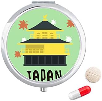 Helyi Japán Utazás Épület Tabletta Esetben Zsebében Gyógyszer Tároló Doboz, Tartály Adagoló