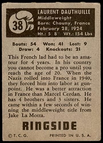 1951 Topps 38 Laurent Dauthville (Kártya) VG+