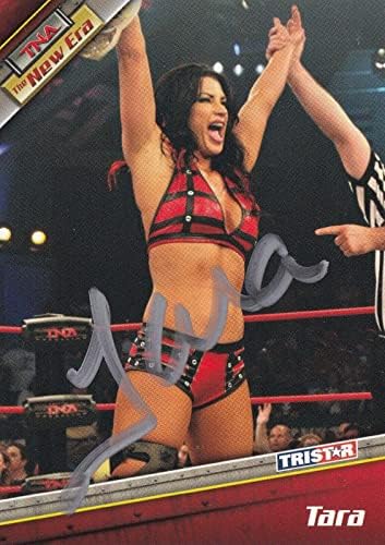 Tara Aláírt 2010 TriStar TINA Új Korszak Kártya 52 WWE Pankráció Victoria Autogram - Jégkorong Asztalon Dedikált Kártyák