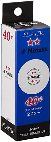 Nittaku NB-1320 Gyakorlat Labdát, Műanyag 2 Csillag (Csomag 3), Egyéni-Képzés, asztalitenisz