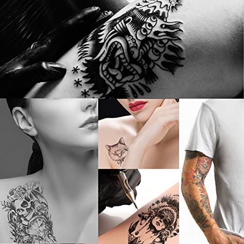 Tetoválás Készlet Kezdőknek, Forgó Tollal Tetoválás Ellátási Patron Tetoválás Készlet 6 Szín Tetováló Festékek, Kellékek