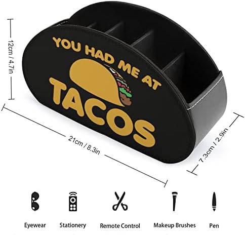 Már A Taco Távoli TV-Vezérlés Tároló Doboz Szervező, 5 Rekeszes Asztali Hálószoba