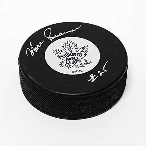 Marc Reaume Toronto Maple Leafs Dedikált Jégkorong - Dedikált NHL Korong