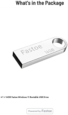 Fastoe Bootolható USB Flash Meghajtó Telepítő a Windows 11 Pro/Home