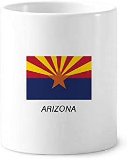 Amerikai Állami Zászló Kontúr Arizona Fogkefe Tolltartó Bögre Cerac Állni Ceruzatartó