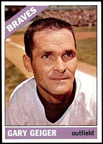 1966 Topps 286 Gary Geiger-Atlanta Braves (Baseball Kártya) NM Bátrabbak