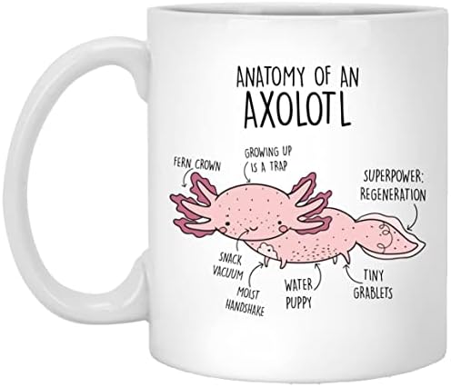GreenStar Ajándékok Axolotl Bögre, Édes Axolotl Ajándék, Mexikói Séta Hal Szerető, Vicces Rózsaszín Axolotl Kupa, Ajándék