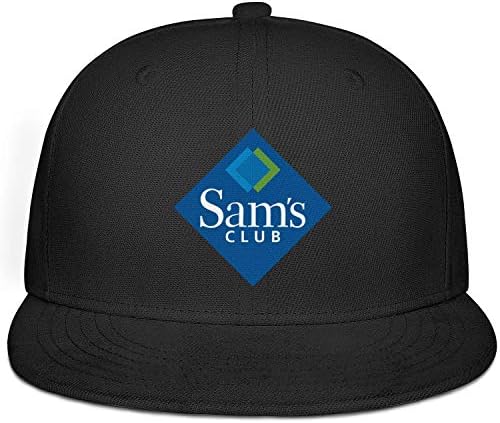 Unisex Férfi Lapos Kalap, Alkalmi Állítható Kültéri Sam-Klub-Kék-Logo-Baseball Sapka