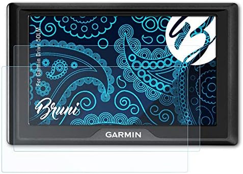 Bruni képernyővédő fólia Kompatibilis Garmin Meghajtó 50LM Védő Fólia, Crystal Clear Védő Fólia (2X)