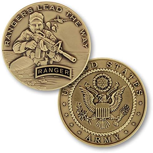 Az AMERIKAI Hadsereg Rangers Az Utat Kihívás Érme