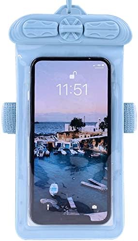 Vaxson Telefon Esetében, Kompatibilis a Huawei Honor 70 Vízálló Tasak Száraz Táska [ Nem Képernyő Védő Fólia ] Kék