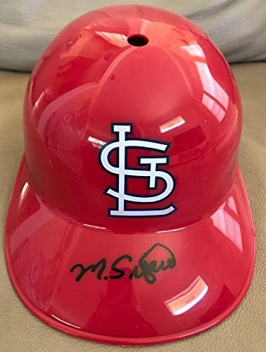 Magneuris Sierra St. Louis Cardinals Aláírt Dedikált Sisak W/coa - Dedikált MLB Sisak