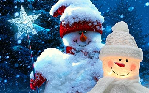 HutHomery Kivilágított Karácsonyi Hóember Lámpa, Elektromos Üveg Hóember Labdát Night Lights a Mikulás Sapkát a Karácsonyi