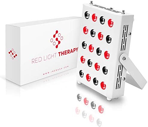 iREDUSA Vörös Fény Terápia Készülék, Nagy teljesítményű Klinikai Osztály Lámpa 20 Izzók, Biztonságos Hullámhosszú Vörös Fény