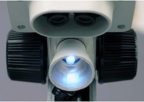 AmScope Gyerekek SE100-LED Hordozható Sztereó Mikroszkóp Binokuláris, WF10x Szemlencse, 20X-os Nagyítás, LED fényforrás,