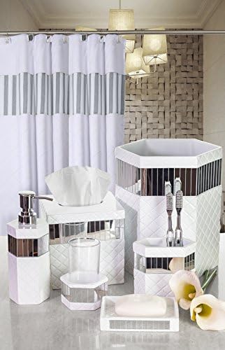 Kreatív Illatok Fehér Fogkefe Tartó – Fürdőszoba Fogkefe Szervező -Dekoratív Fogkefe, Fogkrém, tartó Fürdőszobával Rendelkezik
