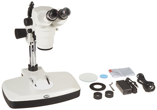 Motic 1100200500081 SMZ-168-BL Sztereó Zoom Binokuláris Mikroszkóp, WF10x Szemlencse, 7,5 x-50x Nagyítás, 0,75 x-5x Zoom