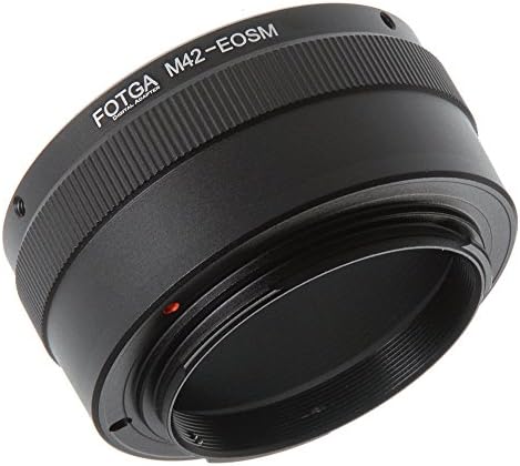 FocusFoto FOTGA Adapter Gyűrű M42 42mm Csavar Mount Objektív Canon EOS EF-M Mount tükör nélküli Fényképezőgép M1 M2 M3 M5