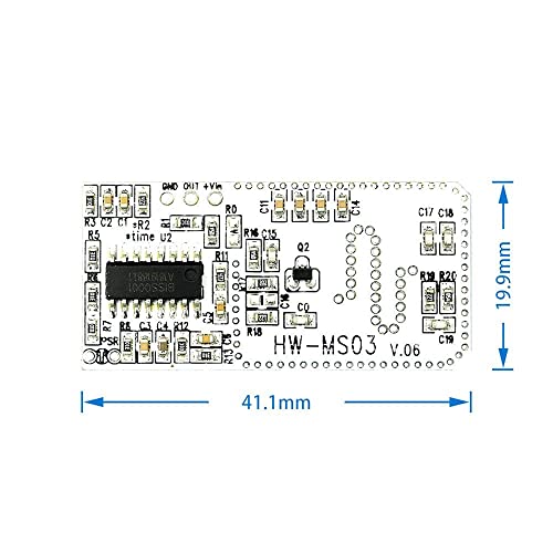 HW-MS03 Nagy Teljesítményű Mozgásérzékelő Testület 2,4 GHz-es, 5,8 GHz-es Mikrohullámú Radar Érzékelő Modul az Arduino