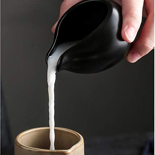 Szószos tál Kerámia Krém Kancsó Kancsó Tejet 100ml Kávé Készlet Készlet Kis Csésze Tej Alkalmas Otthoni Használatra Multifunkcionális